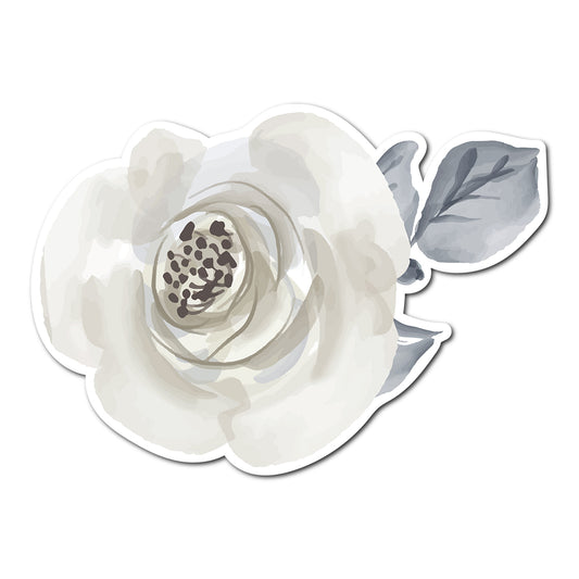 Free Watercolor Floral Place Card Accent PNG | Print-and-Cut Wedding Template - Design 41