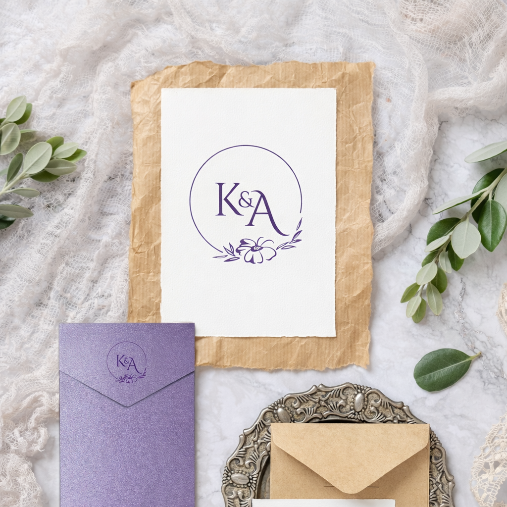 Envelope Printing | Colored Ink Print | Thick Shimmer Cardstock (A2 - 4.375 x 5.625 in)