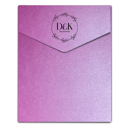 Envelope Printing | Colored Ink Print | Thick Shimmer Cardstock (A3 - 5.25 x 7.125 in)