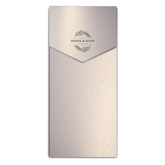 Envelope Printing | Colored Ink Print | Thick Shimmer Cardstock (A4 - 4.25 x 9.5 in)