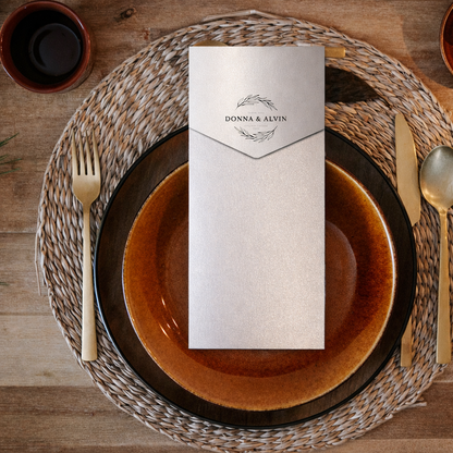 Envelope Printing | Colored Ink Print | Thick Shimmer Cardstock (A4 - 4.25 x 9.5 in)