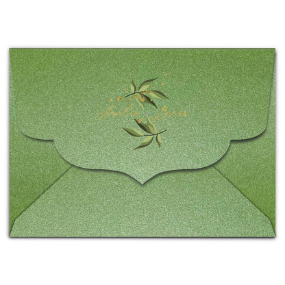 Envelope Printing | Colored Ink Print | Thick Shimmer Cardstock (B2 - 5.75 x 4.5 in)