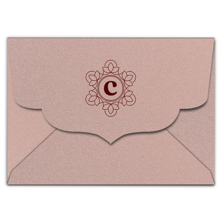 Envelope Printing | Colored Ink Print | Thick Shimmer Cardstock (B3 - 5.5 x 7.5 in)