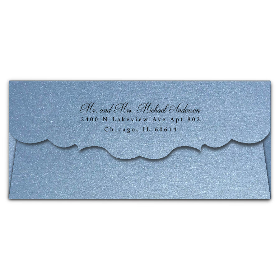 Envelope Printing | Colored Ink Print | Thick Shimmer Cardstock (B5 - 3 x 6.5 in)
