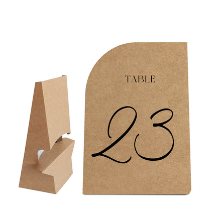Free Table Number with Stick-on Easel Template for Cricut or Silhouette Machines