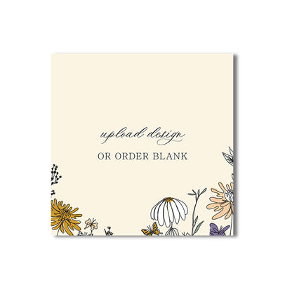 Custom Wedding Prints on Square Cardstock