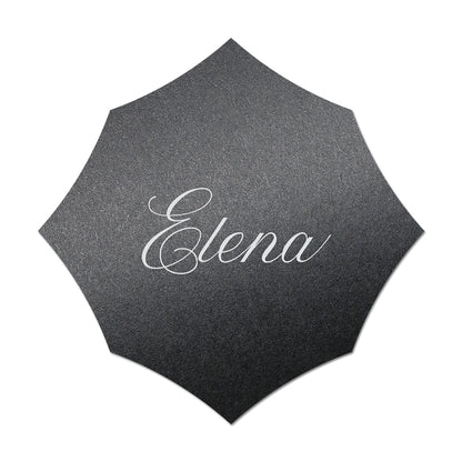 Personalized Wedding Place Cards | Fully Custom White Ink Print | Signature Shape 4
