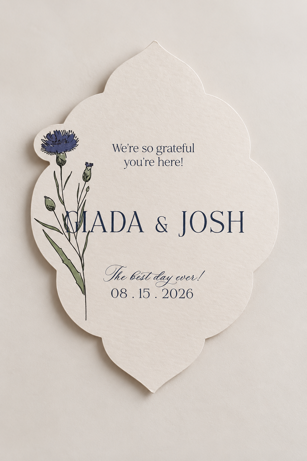 Botanical Wedding Signage PNG Templates Set of 2 | Print and Cut Floral Wedding Signs - Keisha Collection