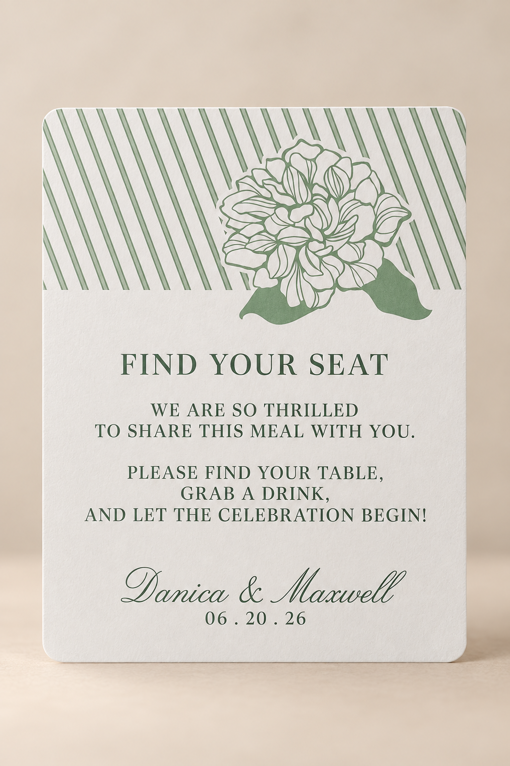 Complete Botanical Wedding Stationery Suite PNG Templates | Invitation, Signage, Menu, Place Cards, Program & More - Isabel Collection