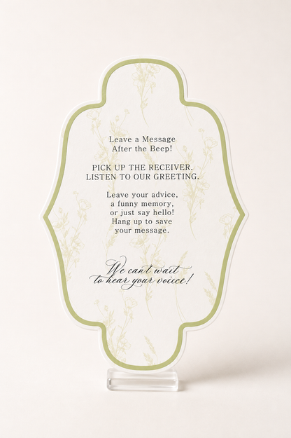 Garden Floral Wedding Signage Template Set | 2 Wedding Signs + Layered Borders | Print-and-Cut PNG - Catherine Collection