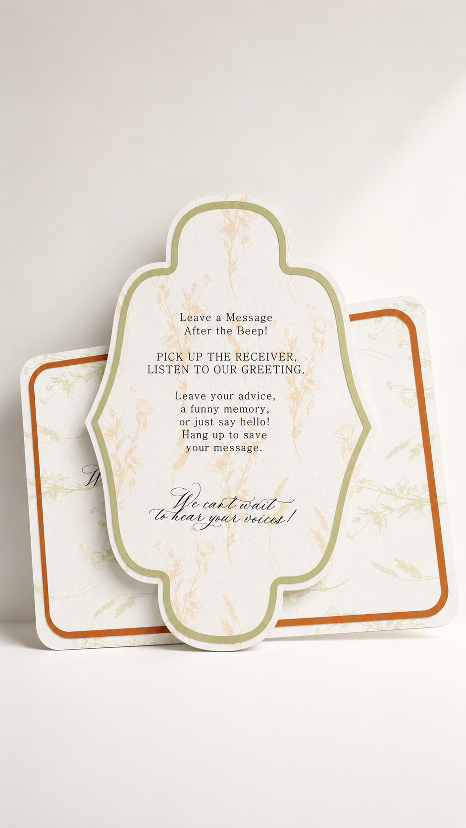 Garden Floral Wedding Signage Template Set | 2 Wedding Signs + Layered Borders | Print-and-Cut PNG - Catherine Collection
