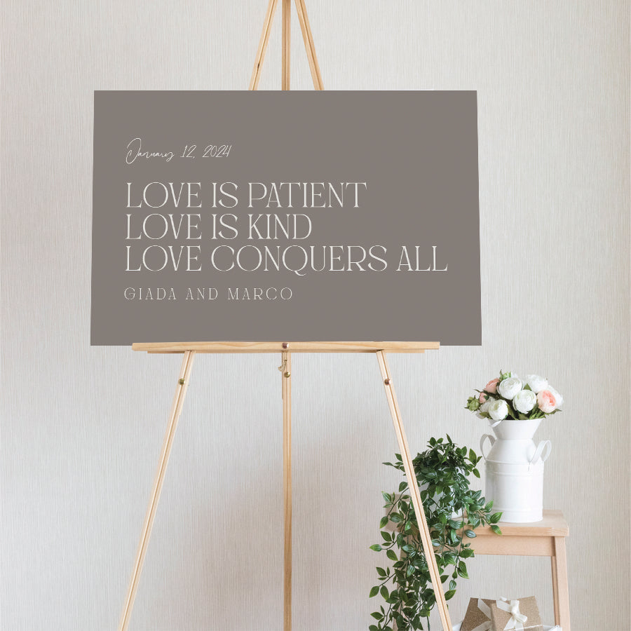 Rectangle Foam Board Signage
