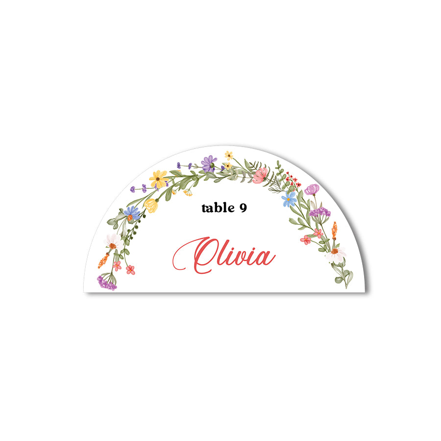 Personalized Wedding Place Cards | Semi-Custom Print | Signature Design 55