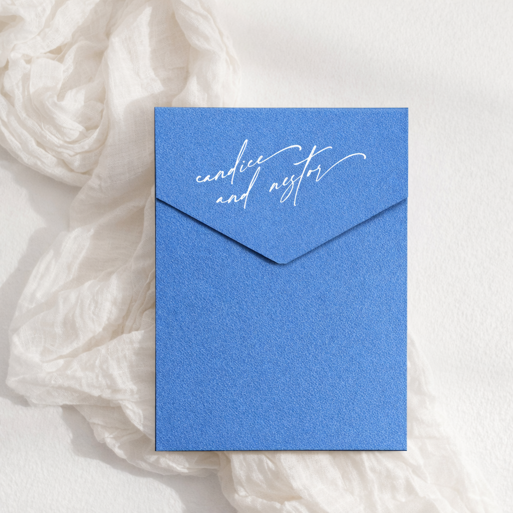 Envelope Printing | White Ink Print | Thick Matte Cardstock - (A2 - 4.375 x 5.625 in)