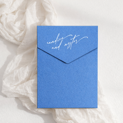 Envelope Printing | White Ink Print | Thick Matte Cardstock - (A2 - 4.375 x 5.625 in)