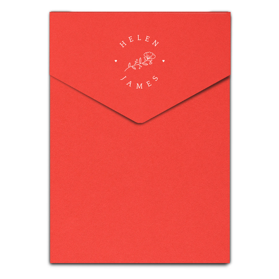 Envelope Printing | White Ink Print | Thick Matte Cardstock (A3 - 5.25 x 7.125 in)