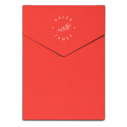 Envelope Printing | White Ink Print | Thick Matte Cardstock (A3 - 5.25 x 7.125 in)