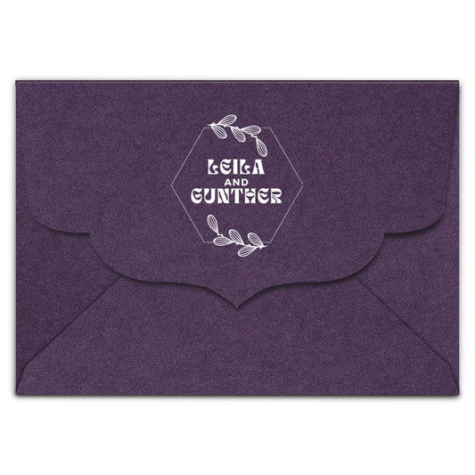 Envelope Printing | White Ink Print | Thick Matte Cardstock (B1 - 3.625 x 5.125 in)