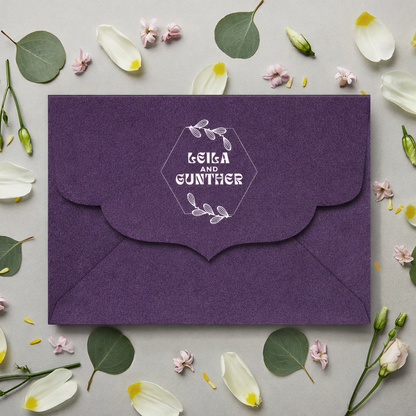 Envelope Printing | White Ink Print | Thick Matte Cardstock (B1 - 3.625 x 5.125 in)