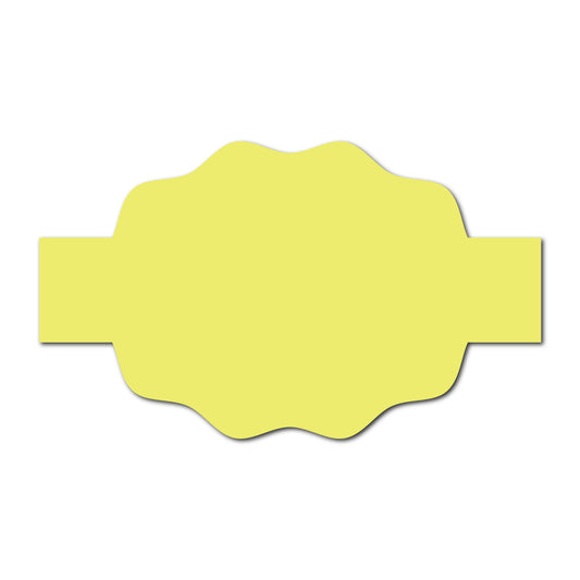 Portrait Wedding Invitation Belly Band SVG Template | Thick Buckle - Shape 6