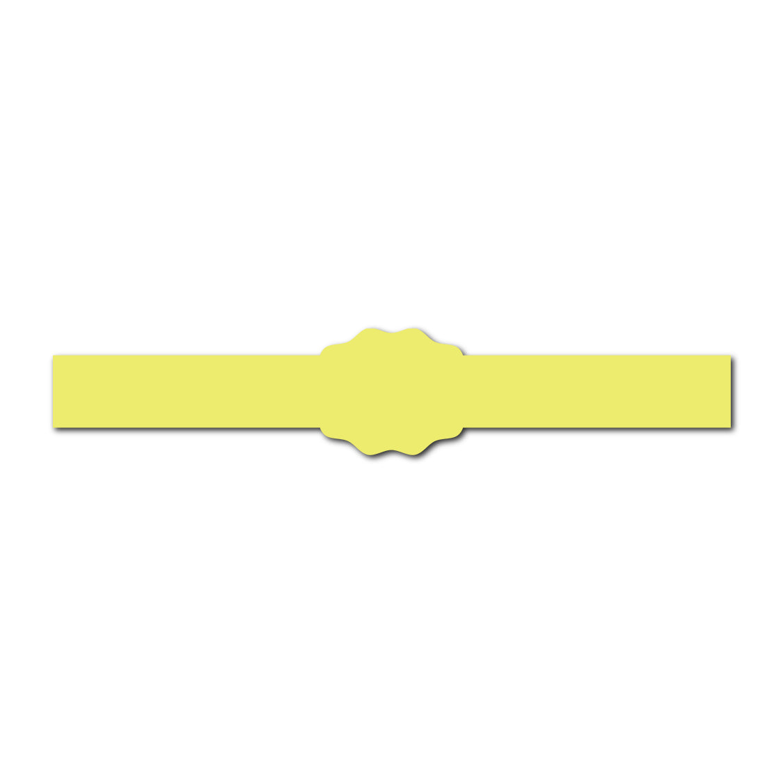 Portrait Wedding Invitation Belly Band SVG Template | Thin - Shape 6