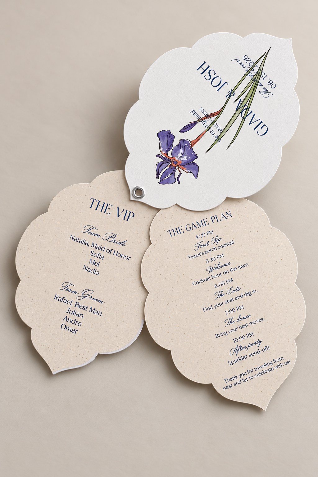Botanical Wildflower Wedding Stationery PNG Template Bundle | Complete Print and Cut Wedding Suite - Keisha Collection