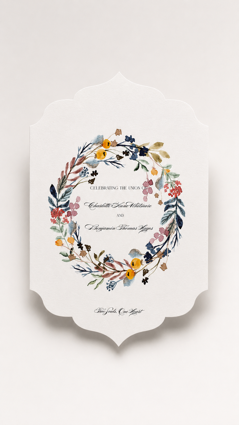 Watercolor Floral Wedding Stationery Bundle | Print-and-Cut PNG Templates | Complete DIY Wedding Suite - Cassandra Collection