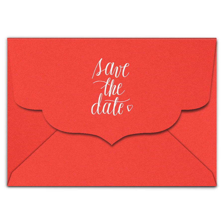 Envelope Printing | White Ink Print | Thick Matte Cardstock (B2 - 5.75 x 4.5 in)