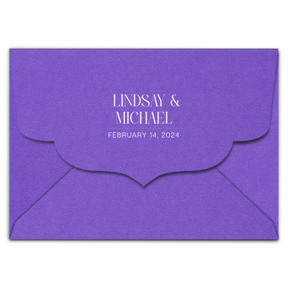 Envelope Printing | White Ink Print | Thick Matte Cardstock (B3 - 5.5 x 7.5 in)