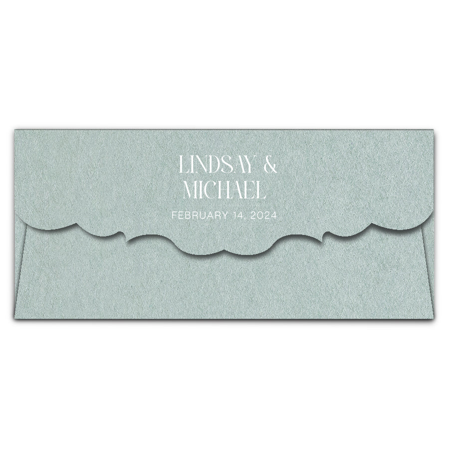 Envelope Printing | White Ink Print | Thick Matte Cardstock (B5 - 3 x 6.5 in)