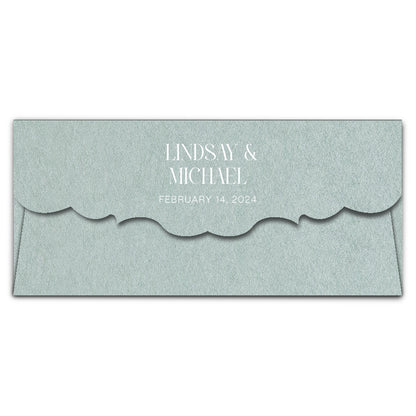 Envelope Printing | White Ink Print | Thick Matte Cardstock (B5 - 3 x 6.5 in)