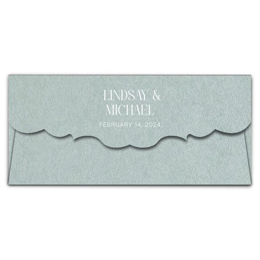 Envelope Printing | White Ink Print | Thick Matte Cardstock (B5 - 3 x 6.5 in)