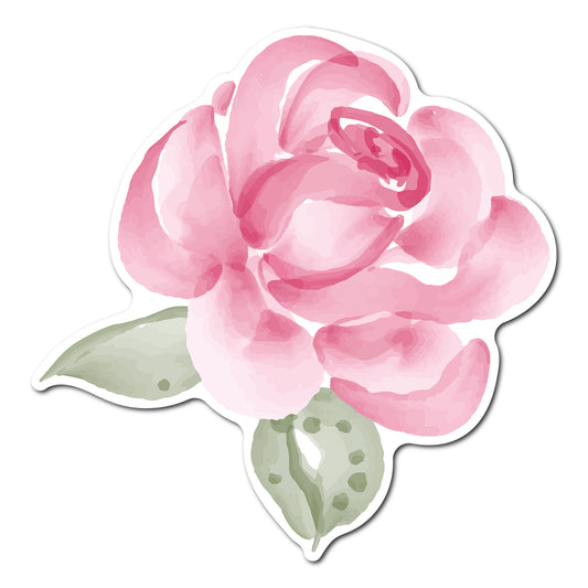 Free Watercolor Floral Place Card Accent PNG | Print-and-Cut Wedding Template - Design 7