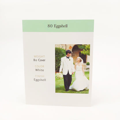 Standard Print 80lb Flat Card - Rectangle Shape