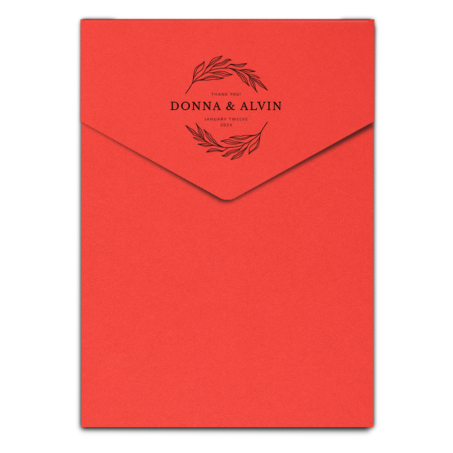 Envelope Printing | Colored Ink Print | Thick Matte Cardstock (A1 - 3.625 x 5.125 in)