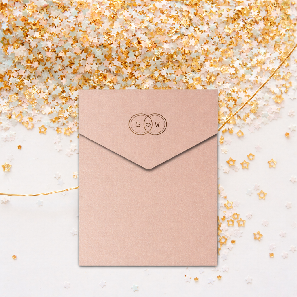 Envelope Printing | Colored Ink Print | Thick Matte Cardstock (A2 - 4.375 x 5.625 in)