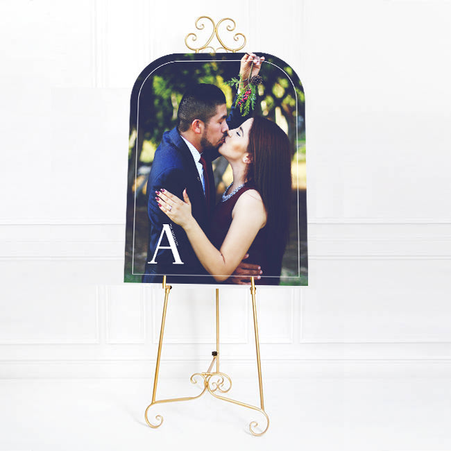 Extra Large Freestanding Photo Board - Vintage Full Arch