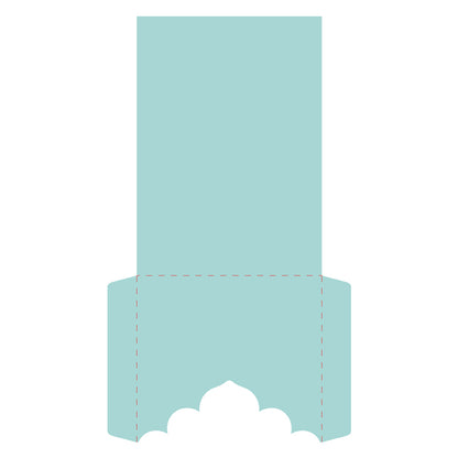 Invitation Sleeve Template for 5x7" Invitation Suite - Free 5x7 invitation Sleeve SVG for Cricut