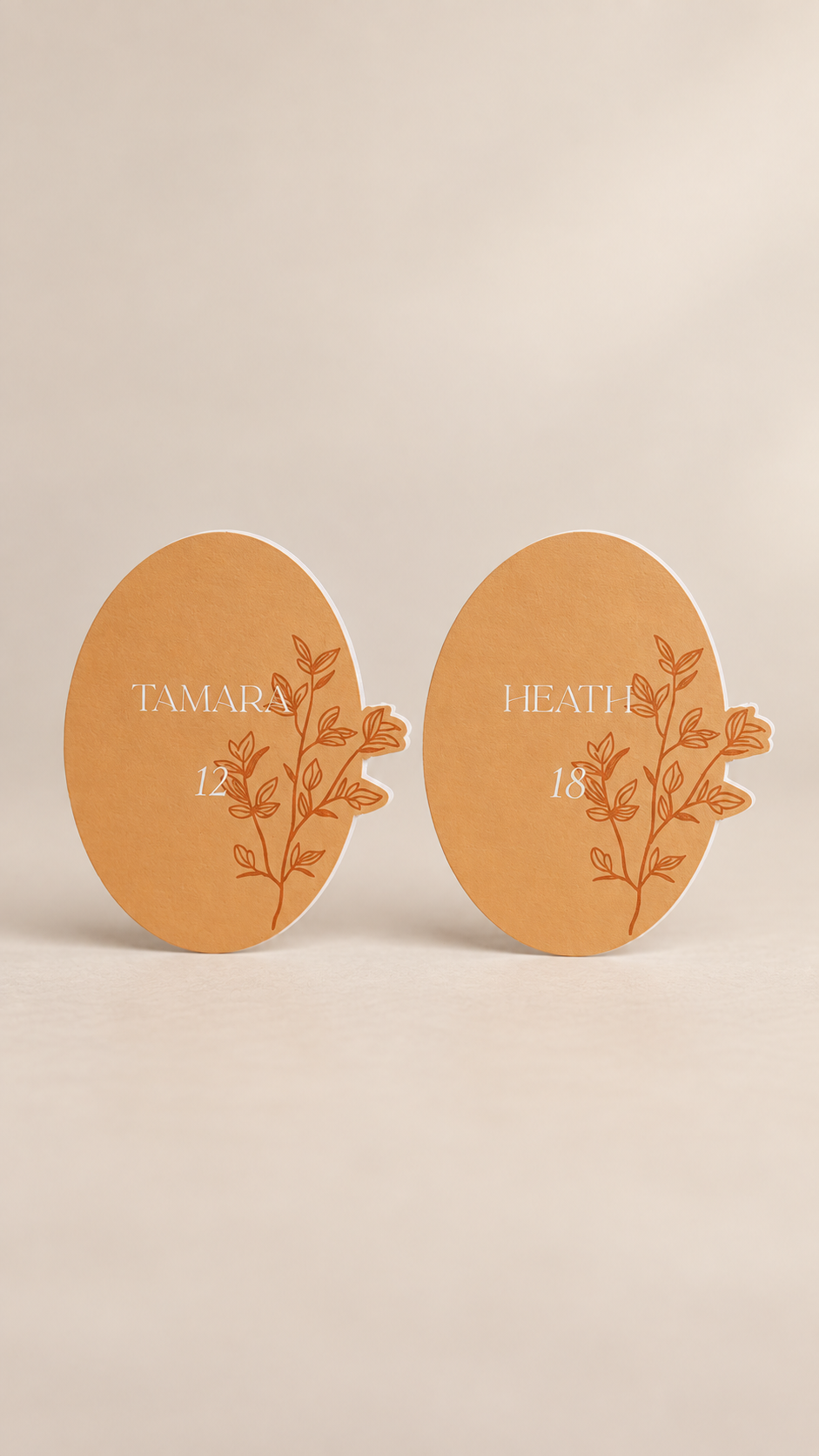 Complete Botanical Wedding Stationery PNG Template Bundle for Cricut | Print Then Cut Invitation, Signs, Menu, Place Cards & More - Diana Collection