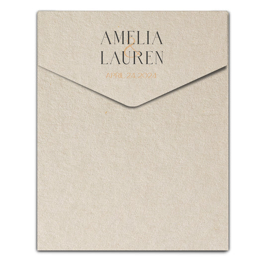 Envelope Printing | Colored Ink Print | Thick Matte Cardstock - (A3 - 5.25 x 7.125 in)