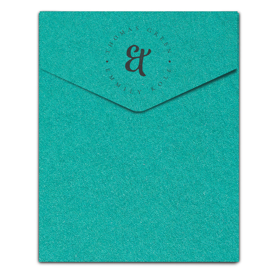 Envelope Printing | Colored Ink Print | Thick Matte Cardstock - (A6 - 6 x 9 in)