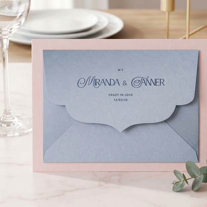 Envelope Printing | Colored Ink Print | Thick Matte Cardstock (B1 - 3.625 x 5.125 in)