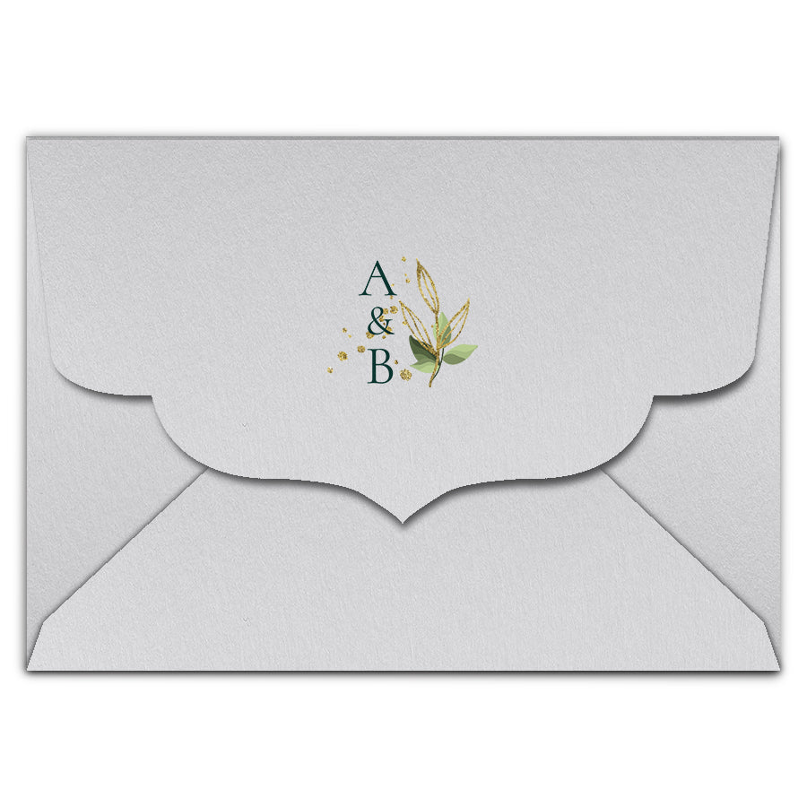 Envelope Printing | Colored Ink Print | Thick Matte Cardstock (B2 - 5.75 x 4.5 in)
