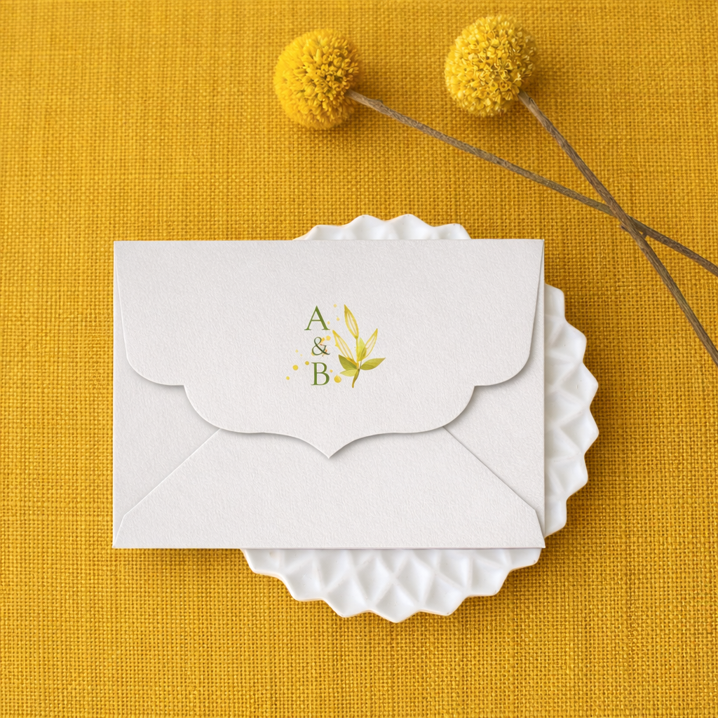 Envelope Printing | Colored Ink Print | Thick Matte Cardstock (B2 - 5.75 x 4.5 in)