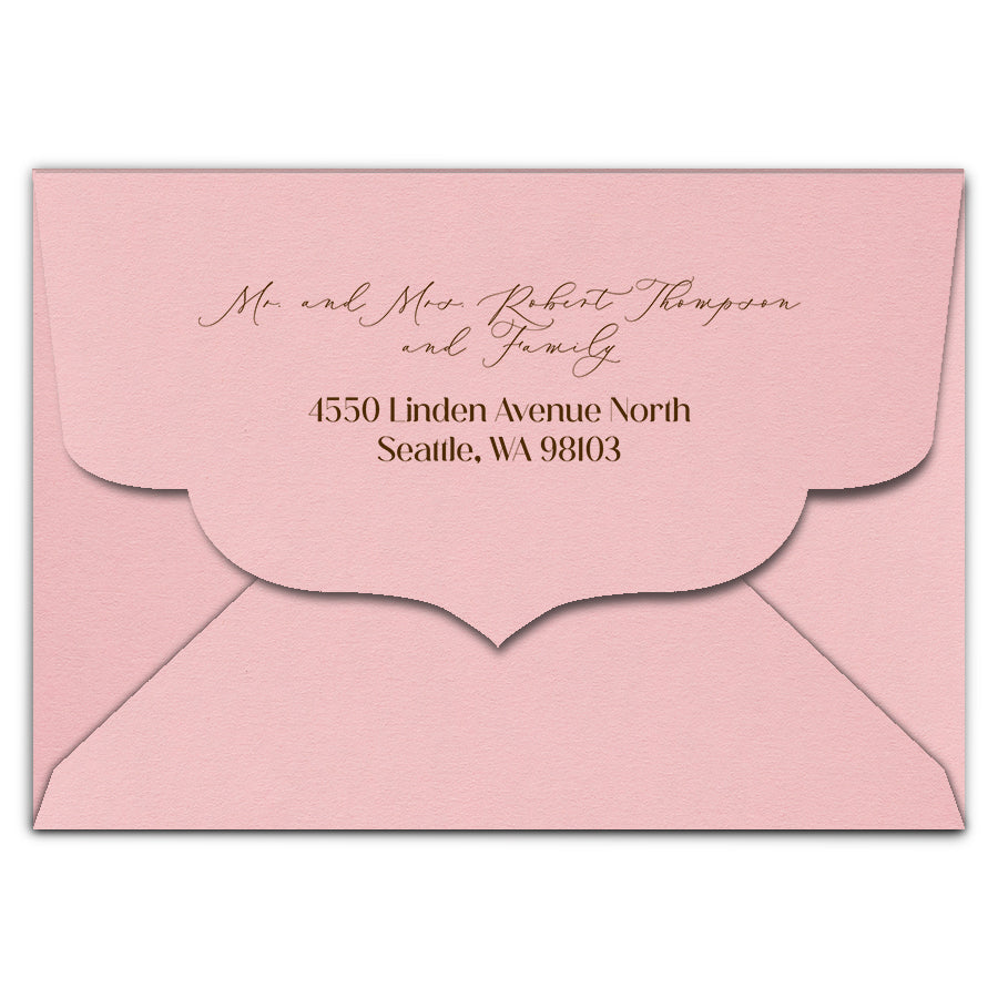 Envelope Printing | Colored Ink Print | Thick Matte Cardstock (B3 - 5.5 x 7.5 in)