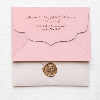 Envelope Printing | Colored Ink Print | Thick Matte Cardstock (B3 - 5.5 x 7.5 in)