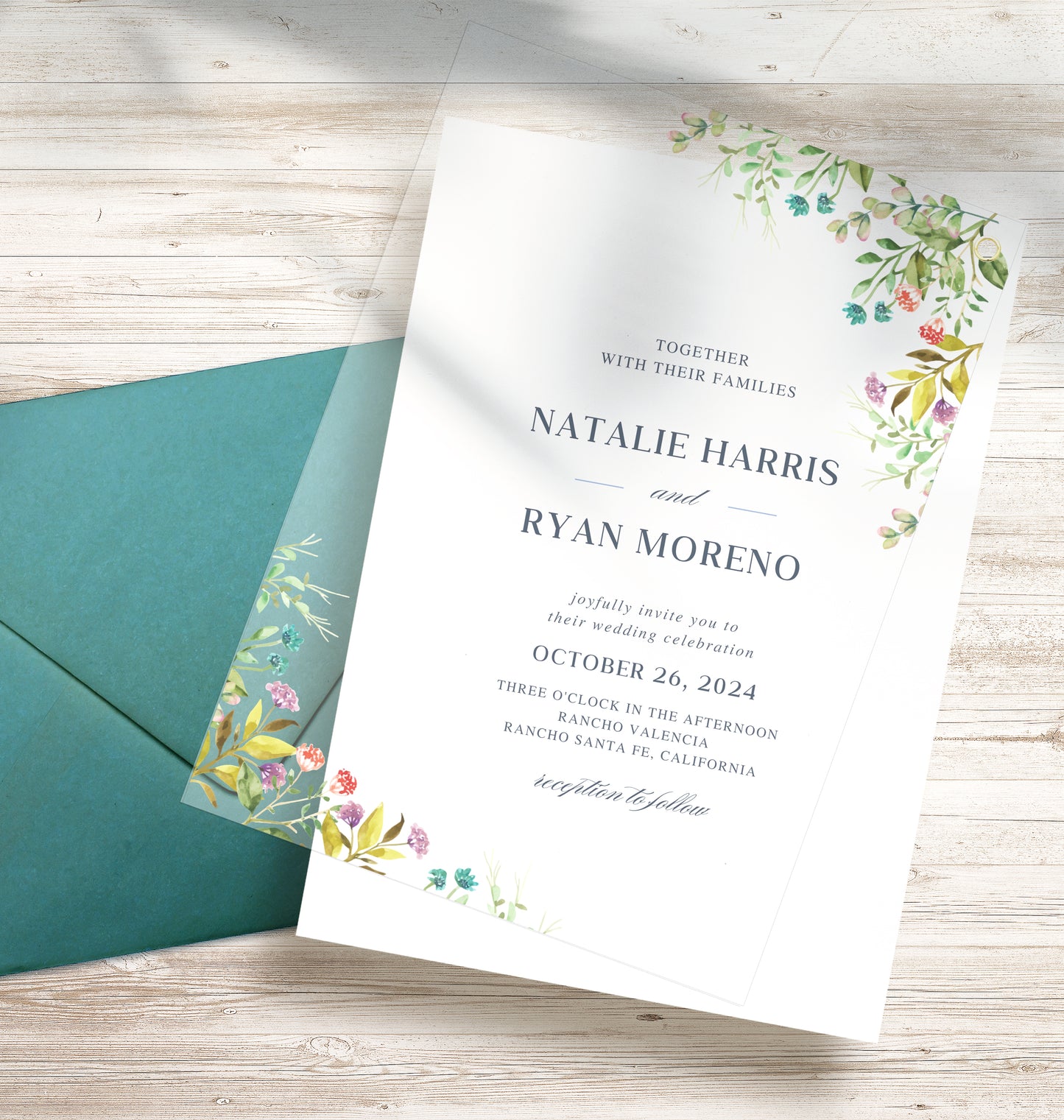 Free Garden-Inspired Vellum Overlay Template | Print-and-Cut PNG & Printable PDF - Design 9