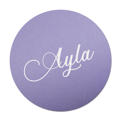 Personalized Wedding Place Cards | Fully Custom White Ink Print | Signature Shape 9