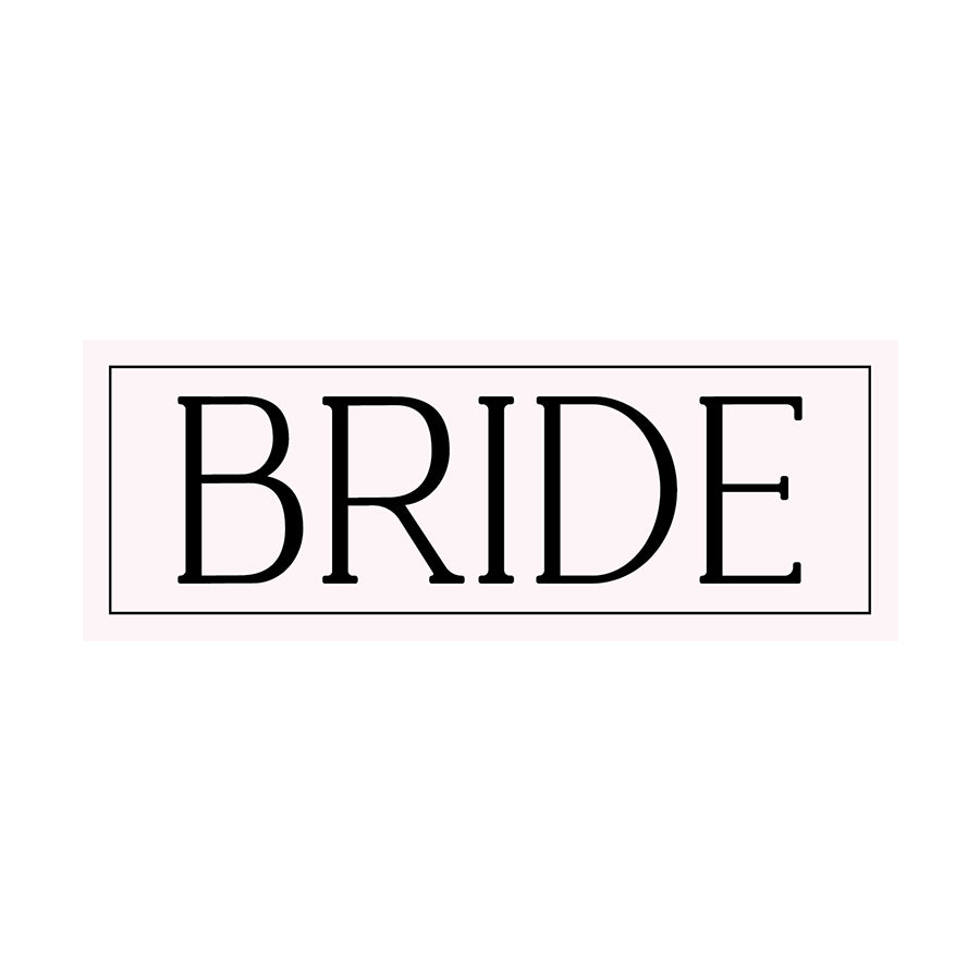 Minimalist Bridal Party Labels | SVG PNG Template - Bride