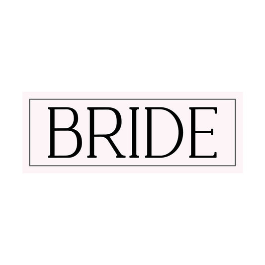 Minimalist Bridal Party Labels | SVG PNG Template - Bride